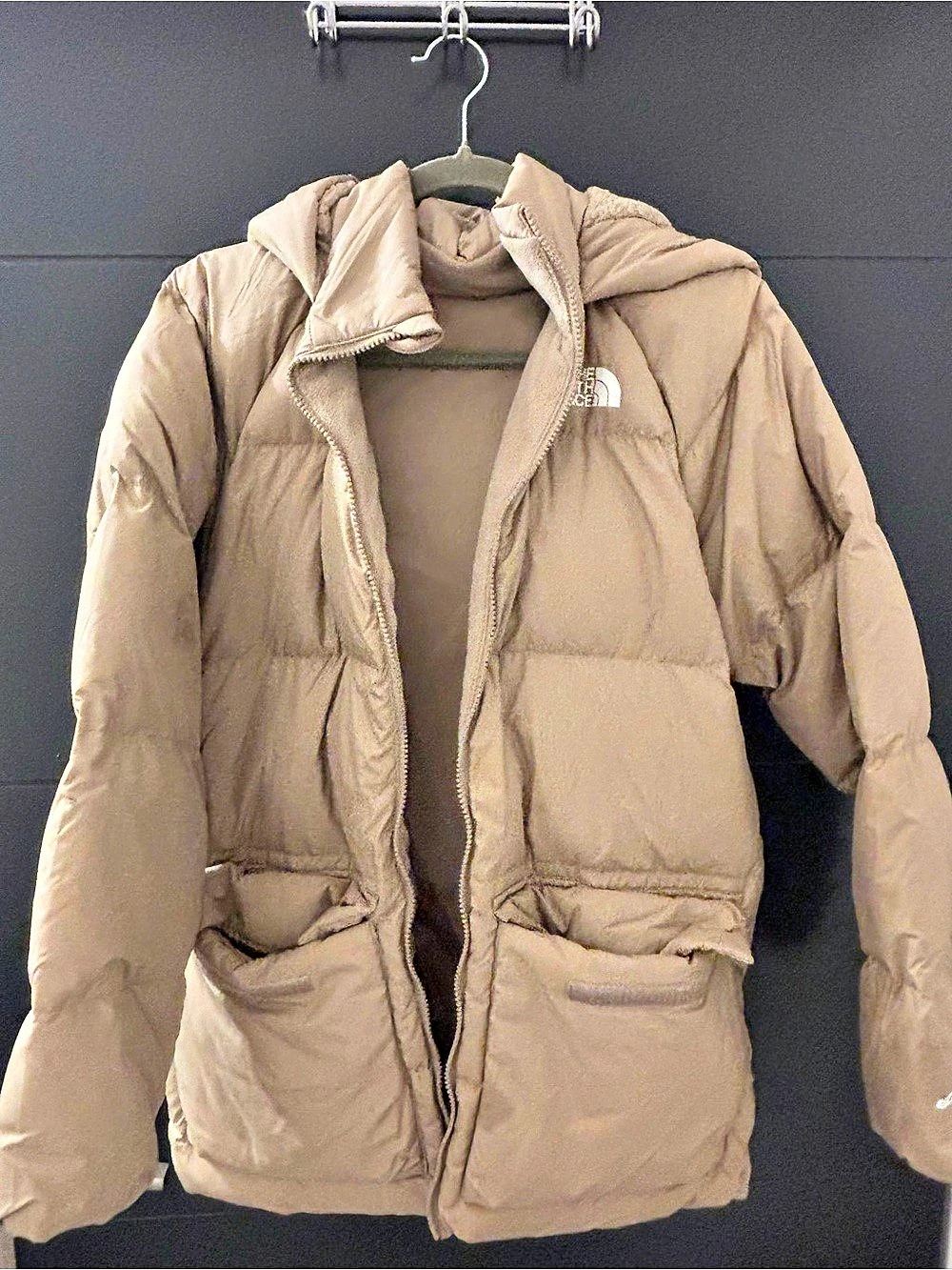 The North Face Women's Brown Puffer Jacket Like New